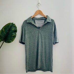 BANANA REPUBLIC | Green Polo Short Sleeve Tee Size Large